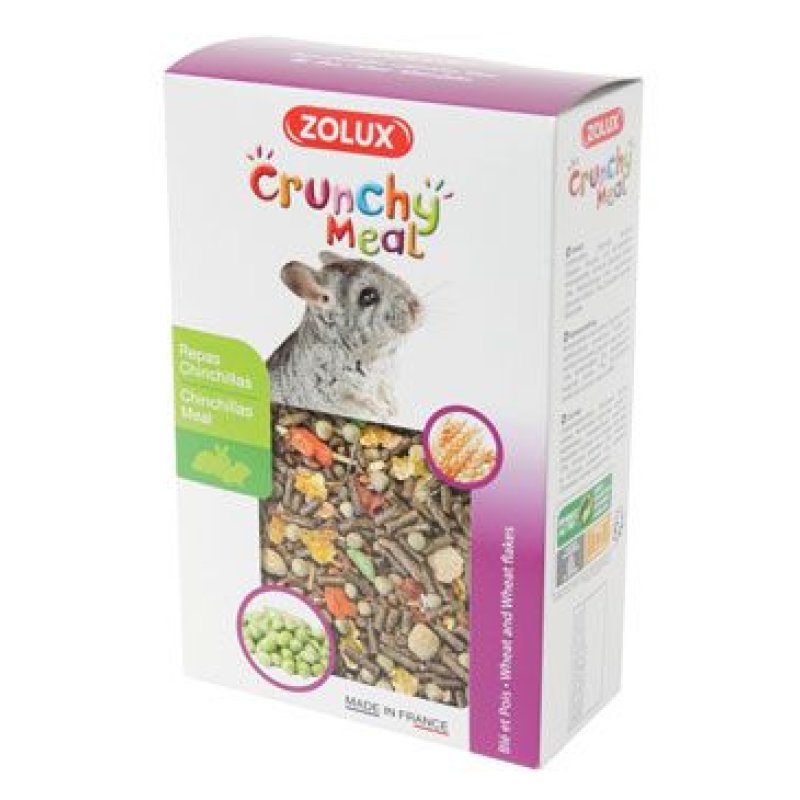 CRUNCHY MEAL pšenice/pšeničné vločky činčila 800 g