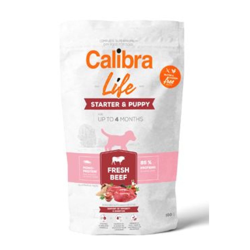 Calibra Dog Life Starter&Puppy Fresh Beef 100 g