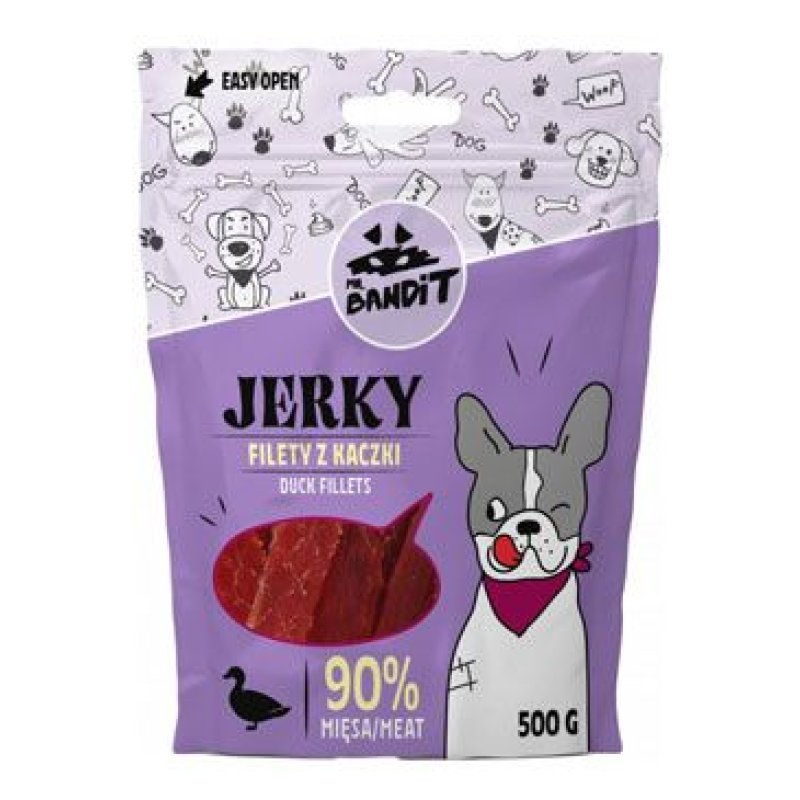 VetExpert Mr.Bandit JERKY kachní filety 80 g