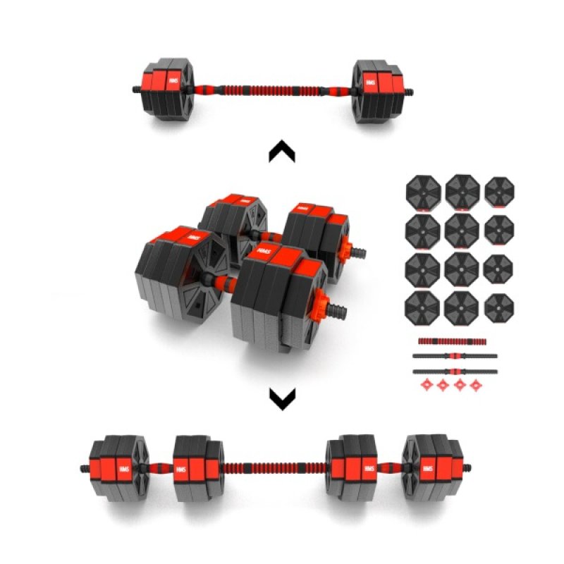 Nakládací činky HMS SGC30, 30 kg