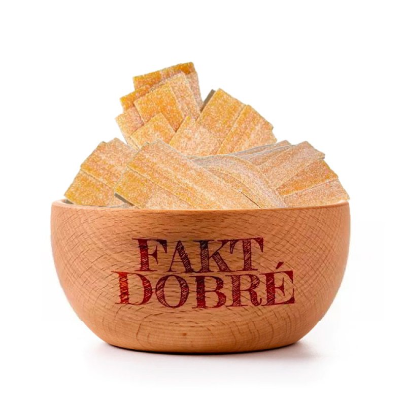 FAKT DOBRÉ Kyselé pásky pomerančové 400 g