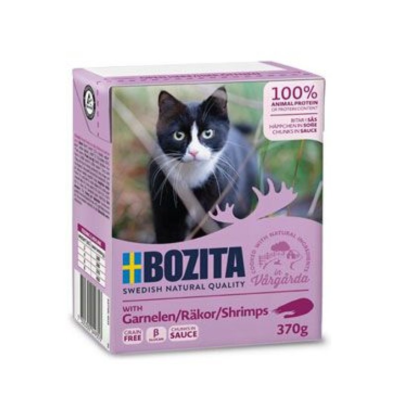 Bozita Cat kousky v omáčce s krevetami Tetrapak 370 g