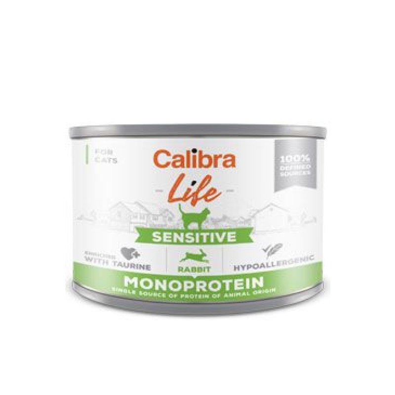 Calibra Cat Life konz. Sensitive Rabbit 200 g