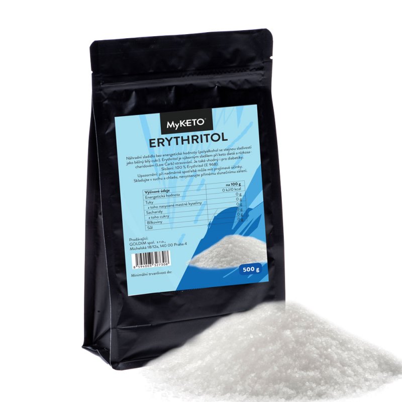 MyKETO Erythritol náhradní sladidlo 500 g