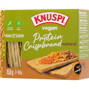 Knuspi Vegan Protein Crispbread - 150 g, dýně