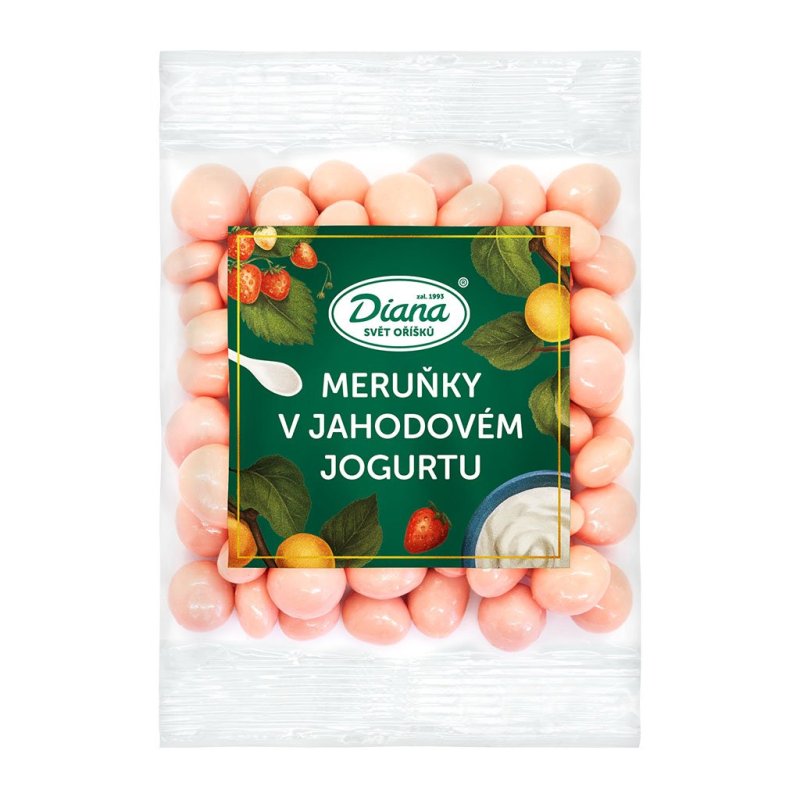 Meruňky v jahodovém jogurtu 100 g