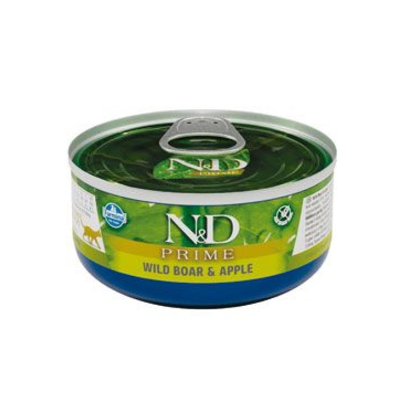 N&D CAT PRIME Adult Boar & Apple 70 g