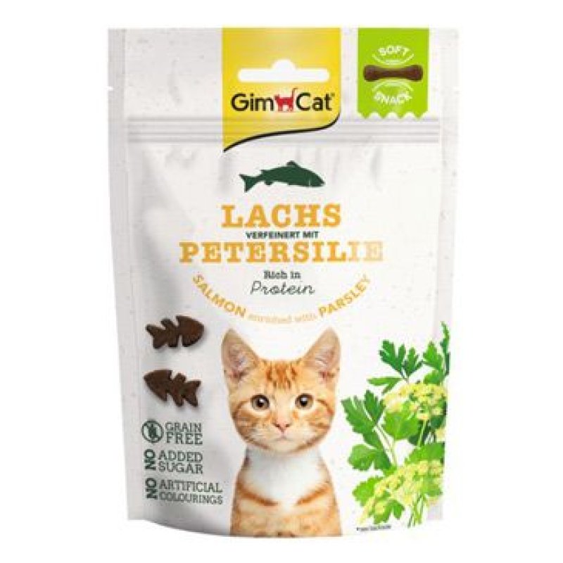 Gimcat Soft Snacks Losos s petrželí 60 g