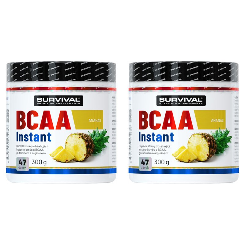 Survival BCAA Instant 300 g, ananas - AKCE 1+1