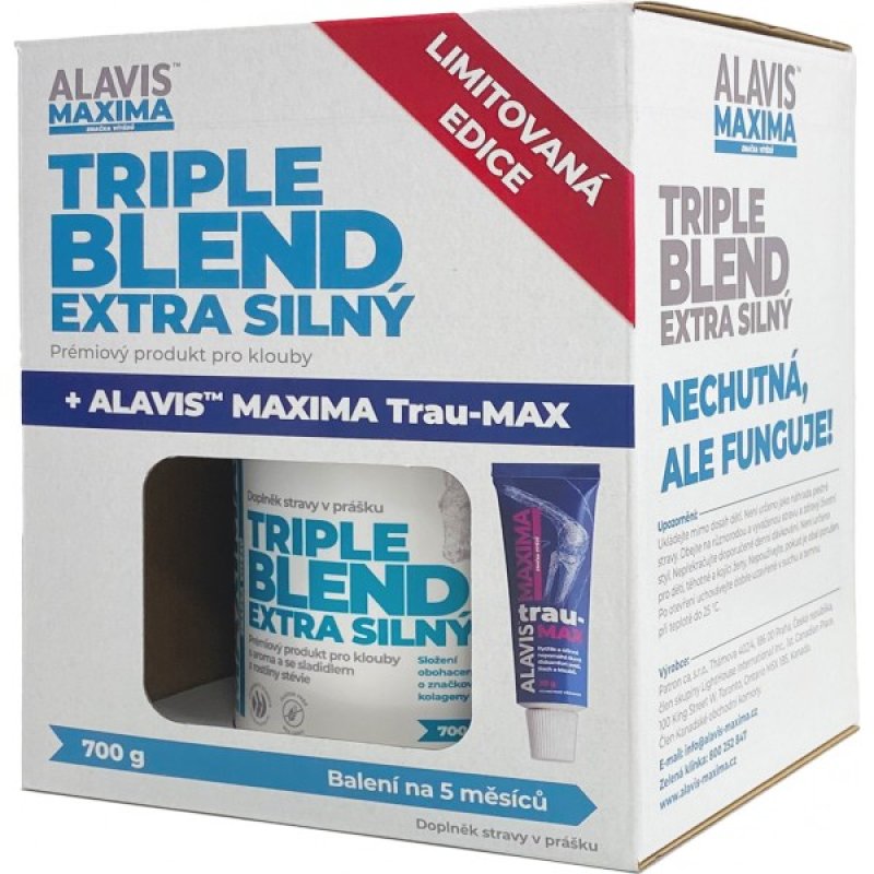 Alavis Triple Blend extra silný 700 g + Trau-Max 30 g