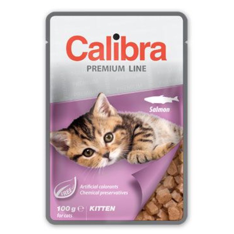 Calibra Cat kapsa Premium Kitten Salmon 100 g