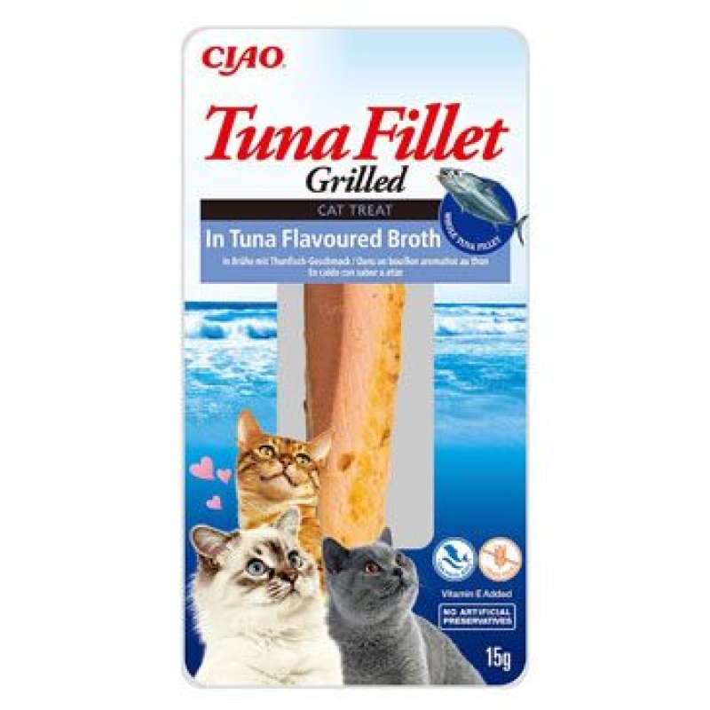 Churu Cat Tuna Fillet in Tuna Flavoured Broth 15 g