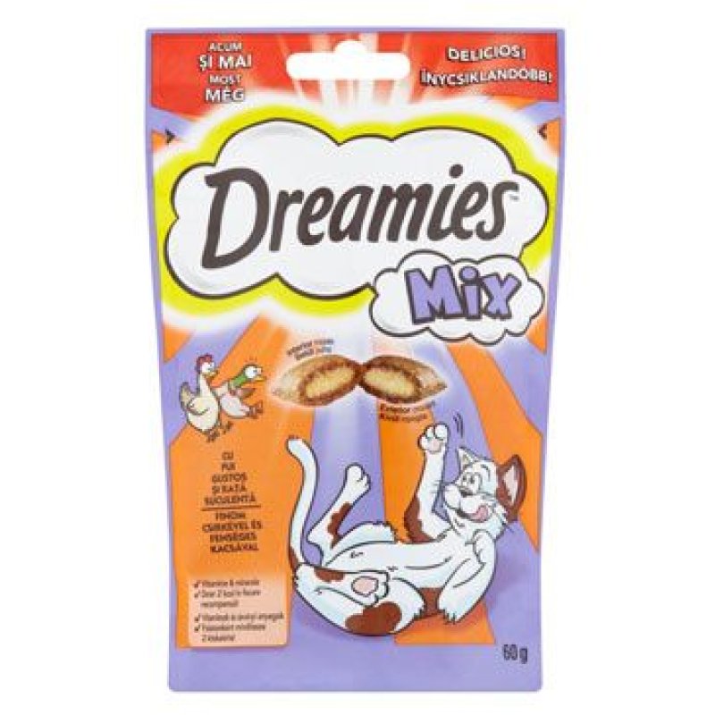 Dreamies kočka pochoutka s kuřecím a kachnou 60 g