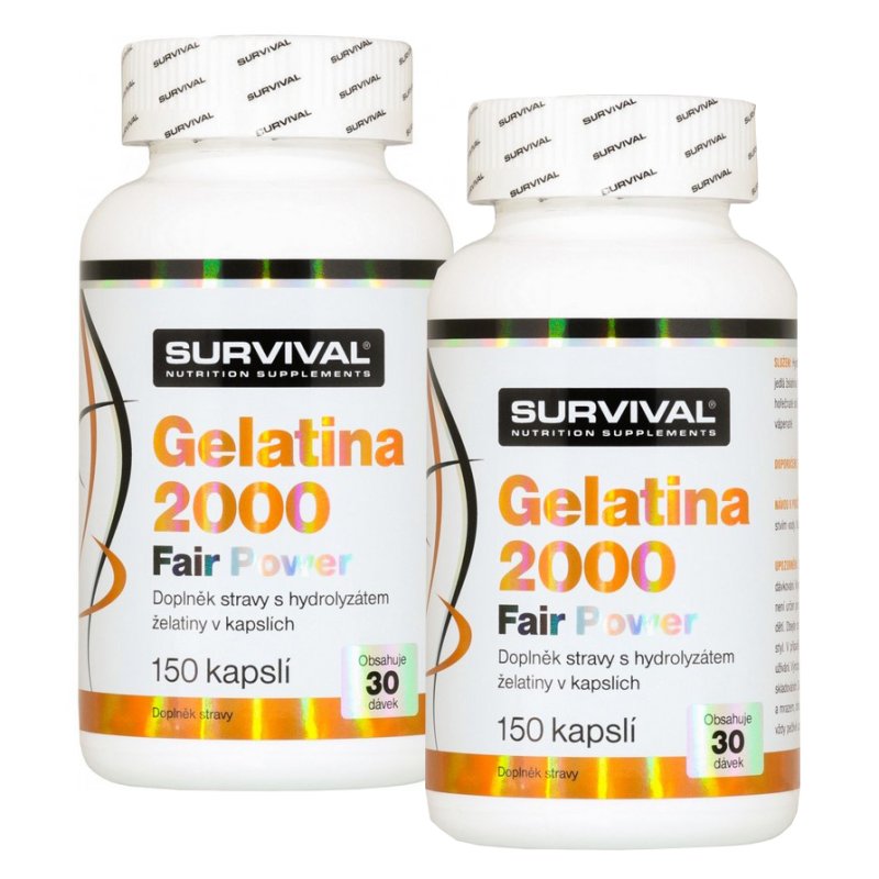 Survival VAZY A KLOUBY Gelatina 2000 Fair Power 2 x 150 cps