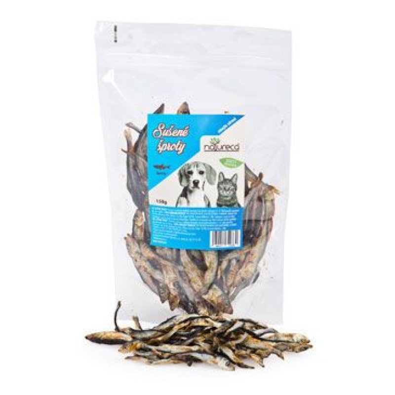 NATURECA Šproty sušené 6 - 8 cm 150 g