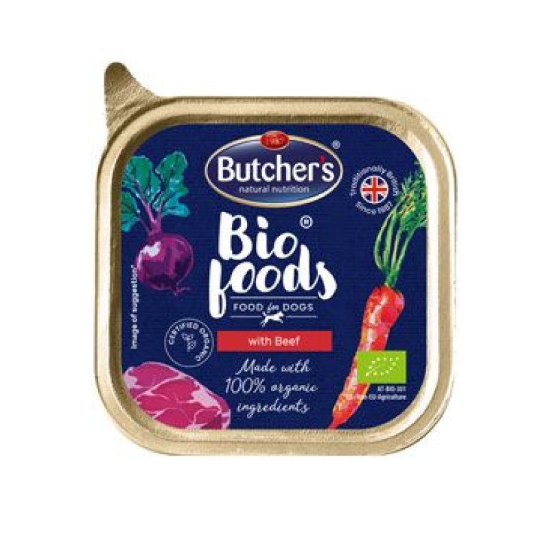 Butcher's Dog Bio s hovězím vanička 150 g