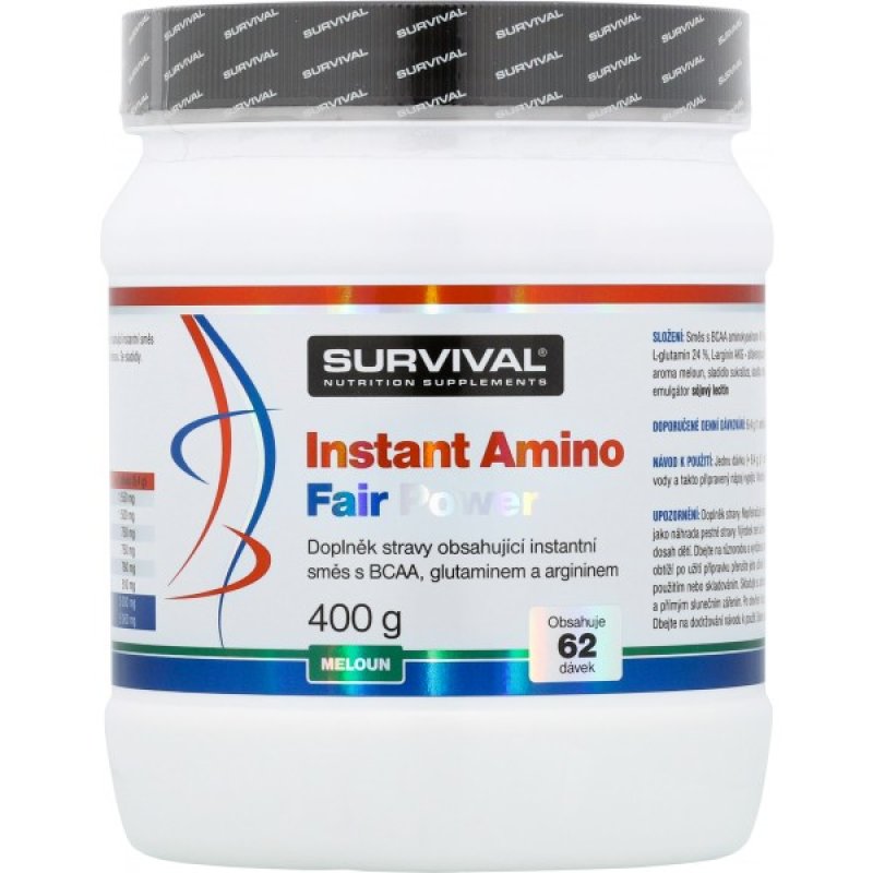 Survival BCAA Instant 300 g, jablko-mango