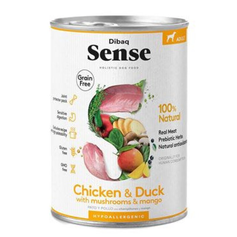 Dibaq Sense konzerva Adult Chicken & Duck 380 g