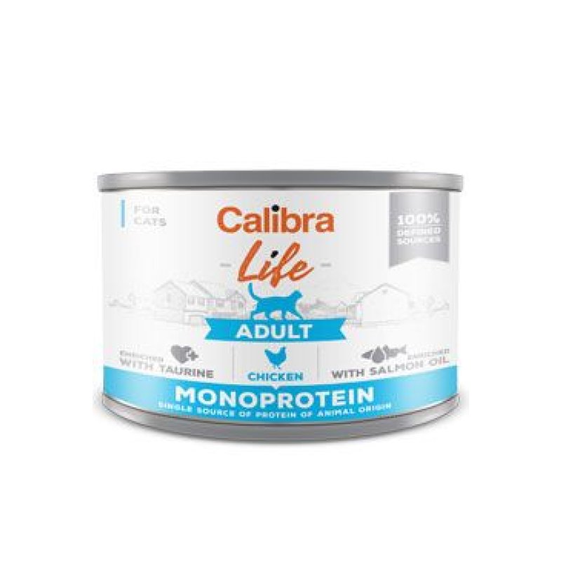 Calibra Cat Life konz. Adult Chicken 200 g