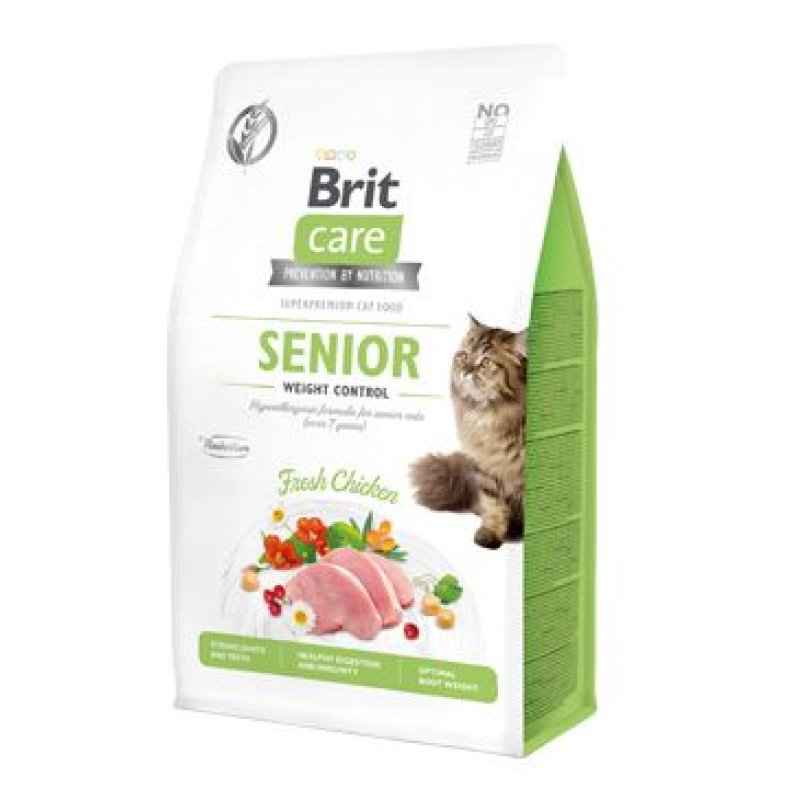 Brit Care Cat GF Senior Weight Control 0,4 kg