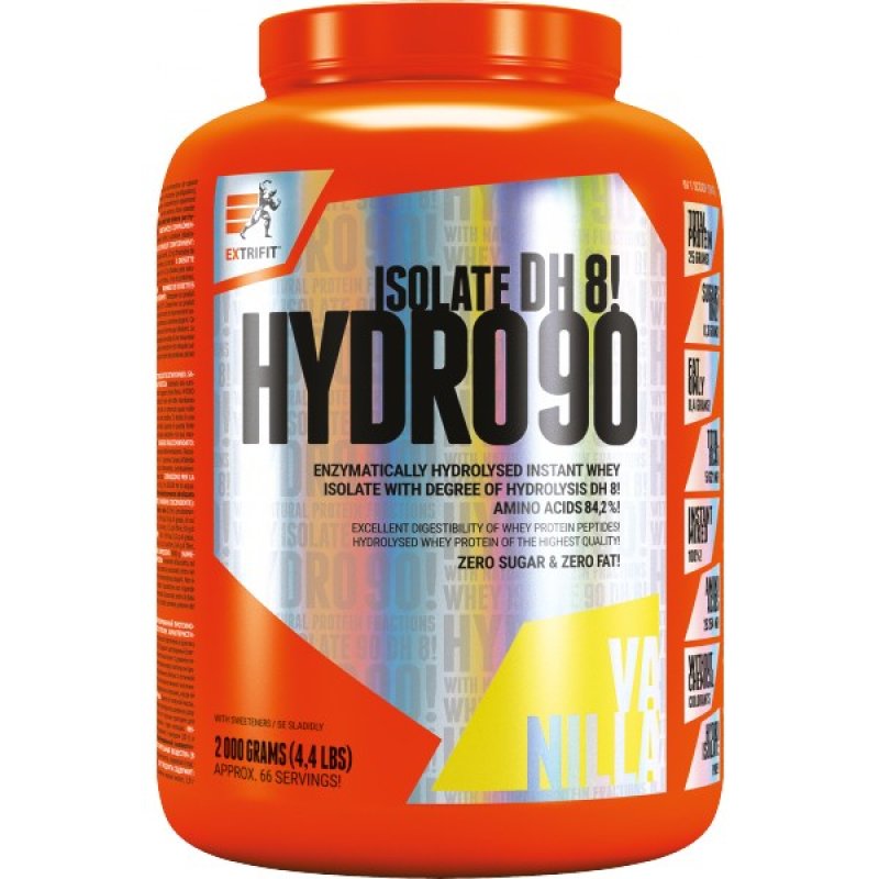 Extrifit Hydro Isolate 90 - 2000 g, vanilka