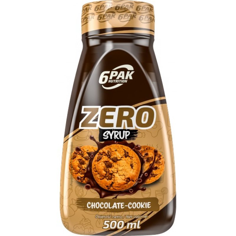 6Pak Nutrition Zero Syrup - 500 ml, čoko-cookie