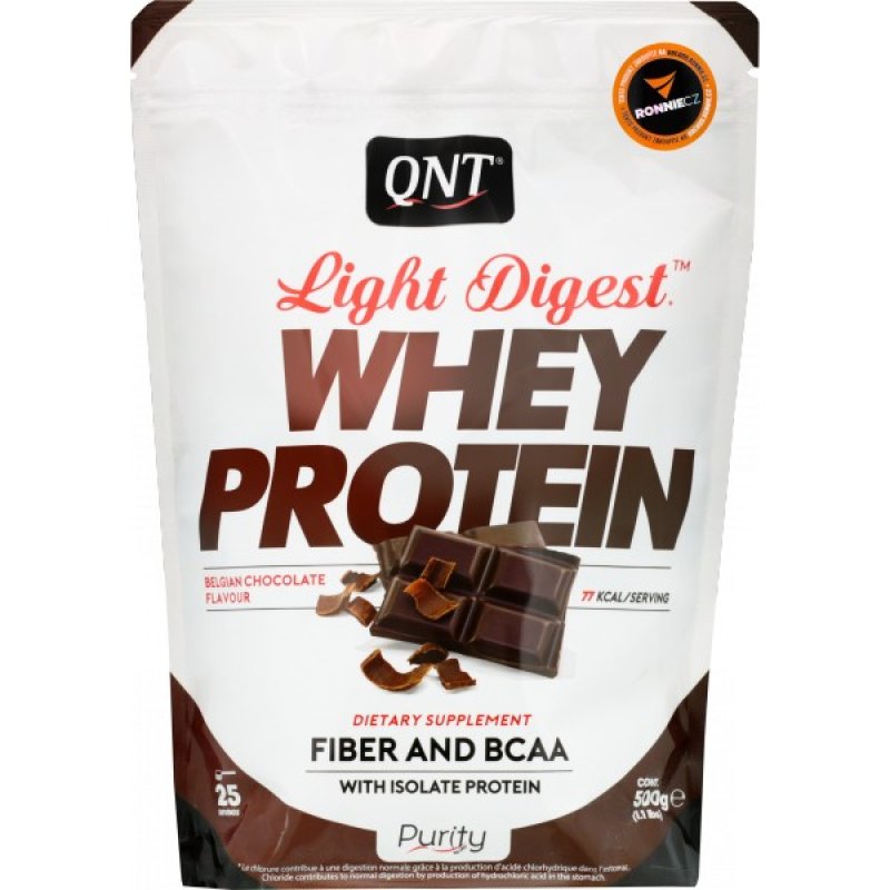 QNT Light Digest Whey Protein - 500 g, belgická čokoláda