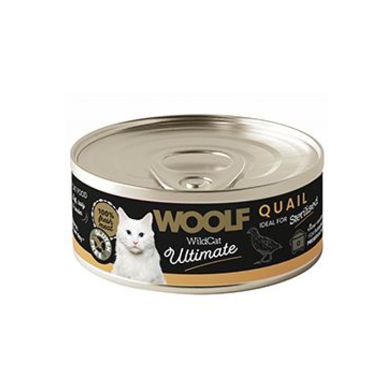 WOOLF Wildcat Ultimate konz Quail pate 85 g