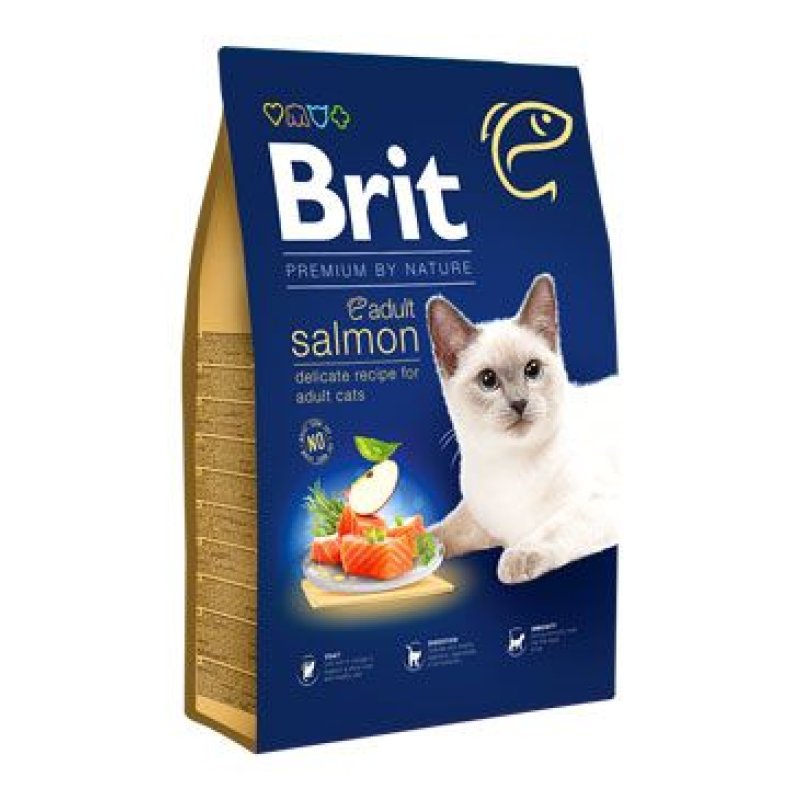 Brit Premium Cat by Nature Adult Salmon 800 g