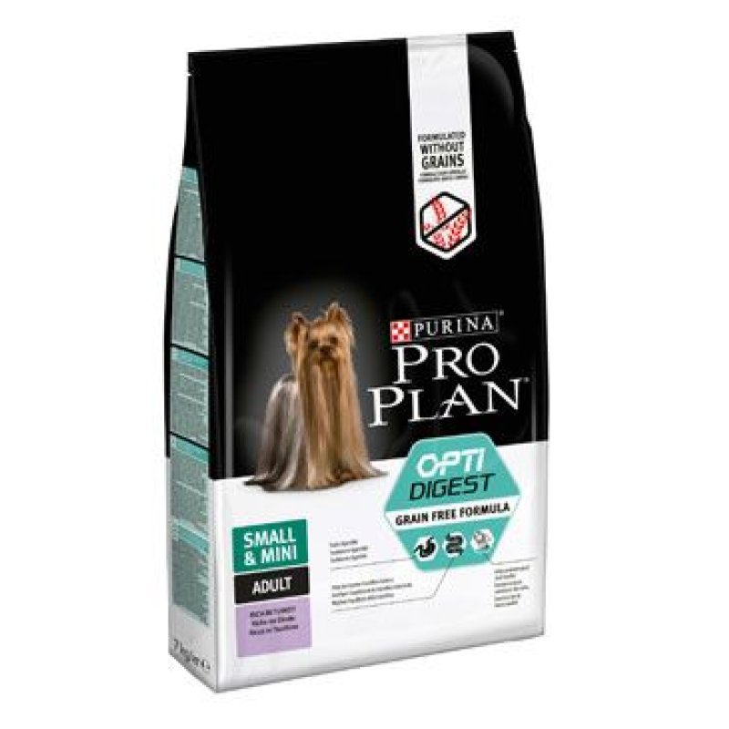 ProPlan Dog Adult Small & Mini OptiDigest Grain Free krůta 7 kg