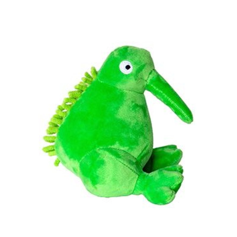 Kiwi PLUSH plyš, pískací, zelená 16 cm