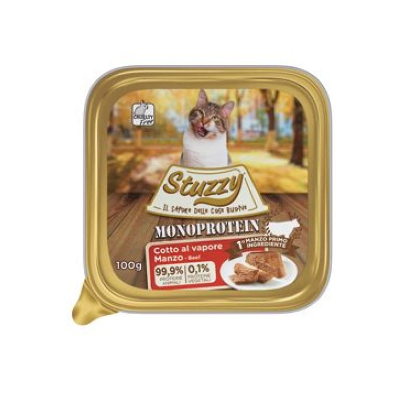 Stuzzy Cat vanička Adult Monoprot. hovězí 100 g