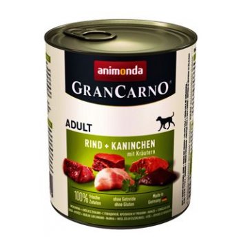 Animonda pes GRANCARNO konz. ADULT králík/bylinky 800 g