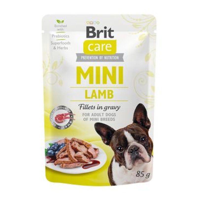 Brit Care Dog Mini Lamb fillets in gravy 85 g