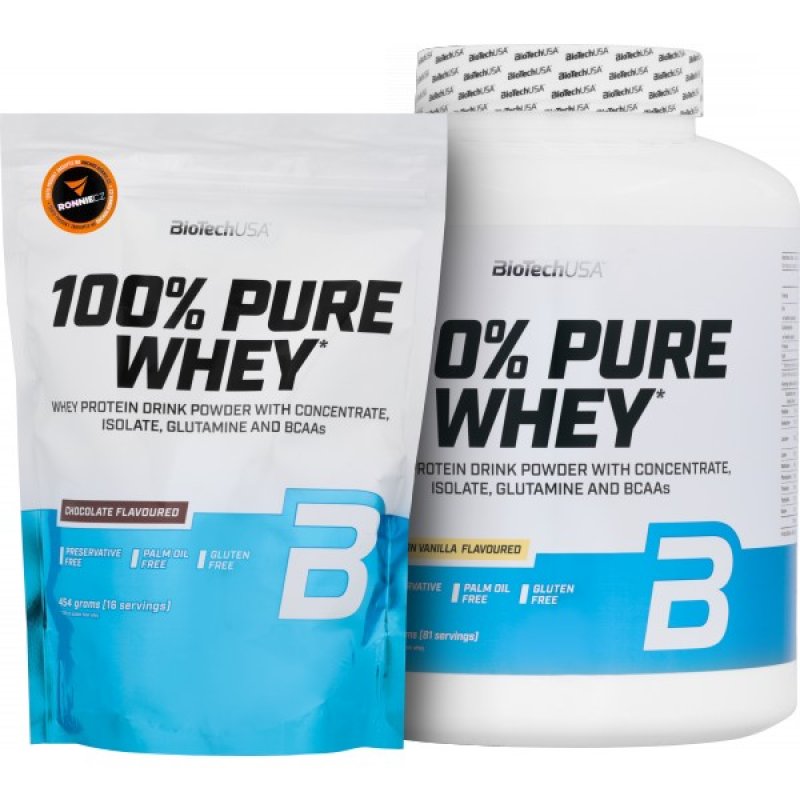 BioTech Nutrition 100 % Pure Whey - 1000 g, bourbon vanilka