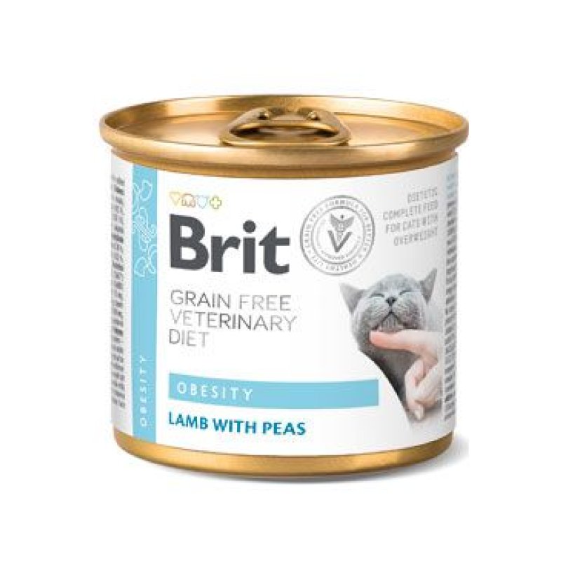 Brit VD Cat GF konz. Obesity 200 g