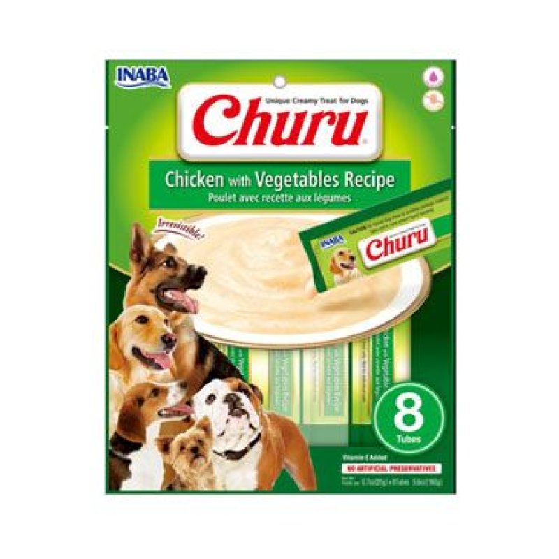 Churu Dog Chicken with Vegetables 8 x 20 g