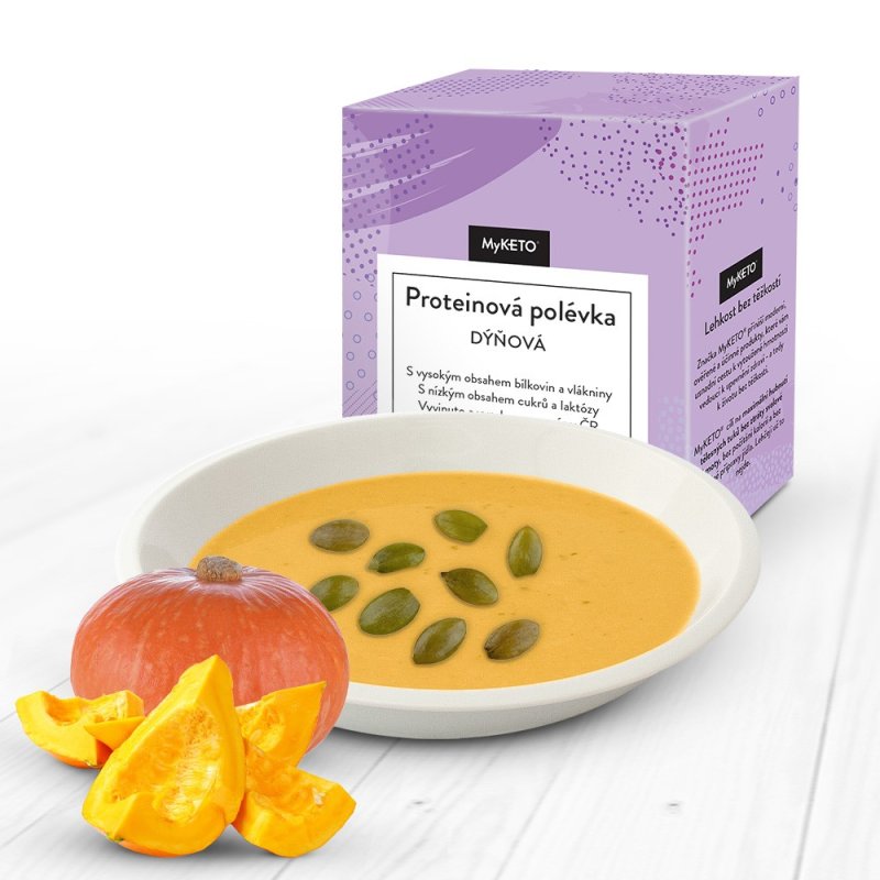 MyKETO Proteinová polévka dýňová 5x40 g