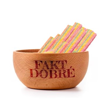 FAKT DOBRÉ Kyselé pásky duhové 400 g