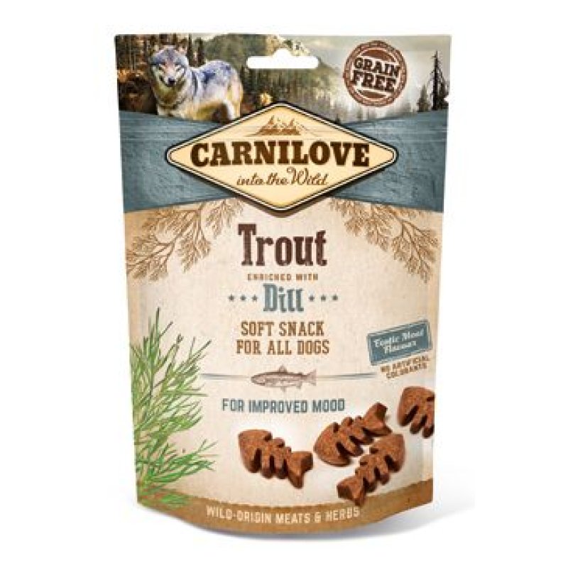 Carnilove Dog Semi Moist Snack Trout & Dill 200 g