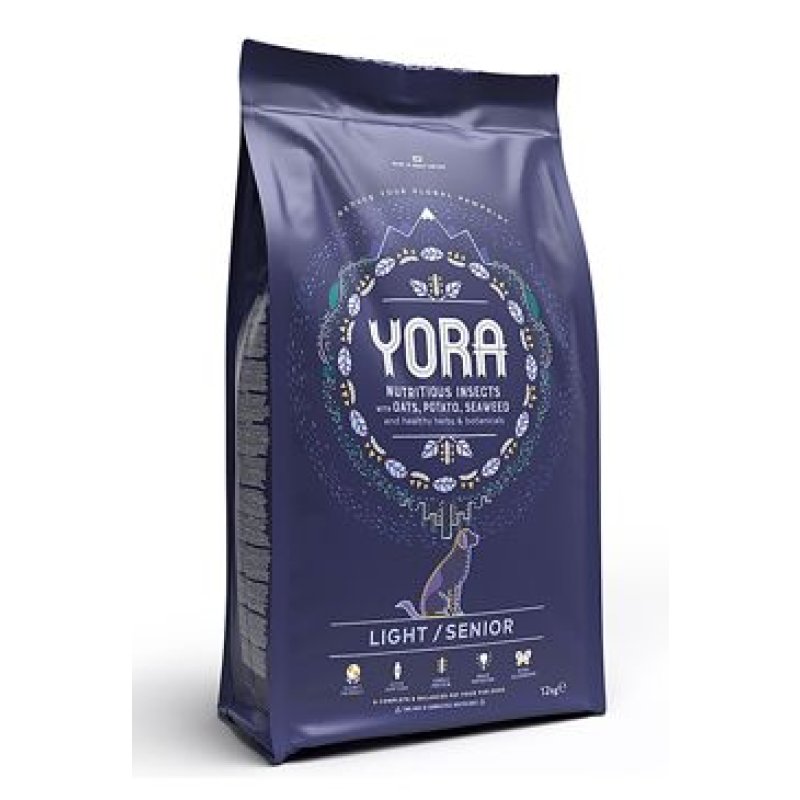 YORA Dog Senior/Light z hmyzu pro starší psy 12 kg