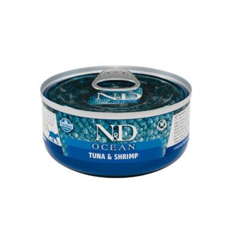 N&D CAT OCEAN Adult Tuna & Shrimp 70 g