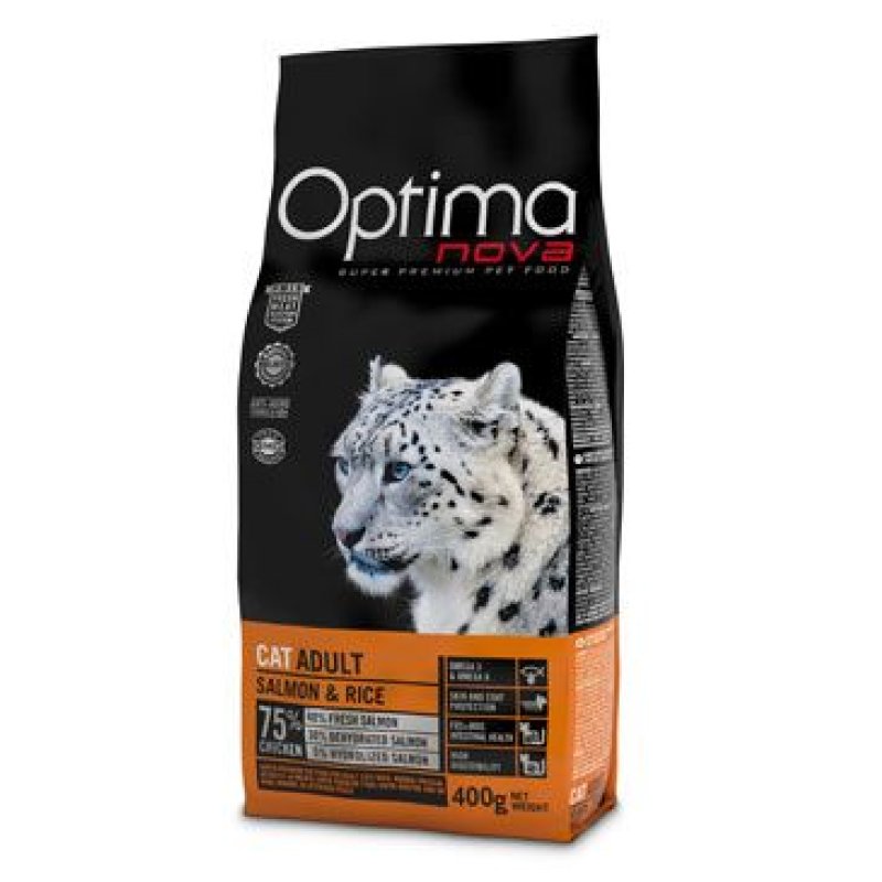 Optima Nova Cat Adult salmon & rice 8 kg