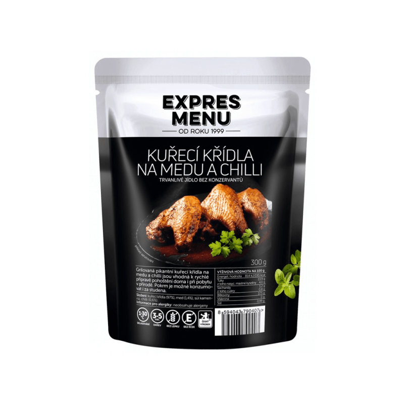 EXPRES MENU Kuřecí křídla na medu a chilli 300 g