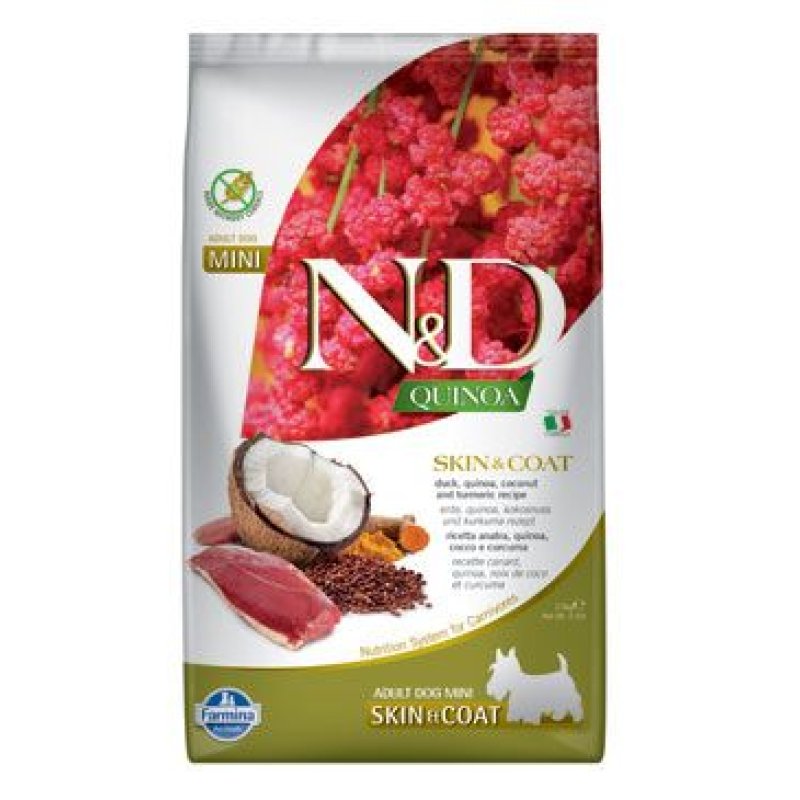 N&D Quinoa DOG Skin & Coat Duck & Coconut Mini 2,5 kg