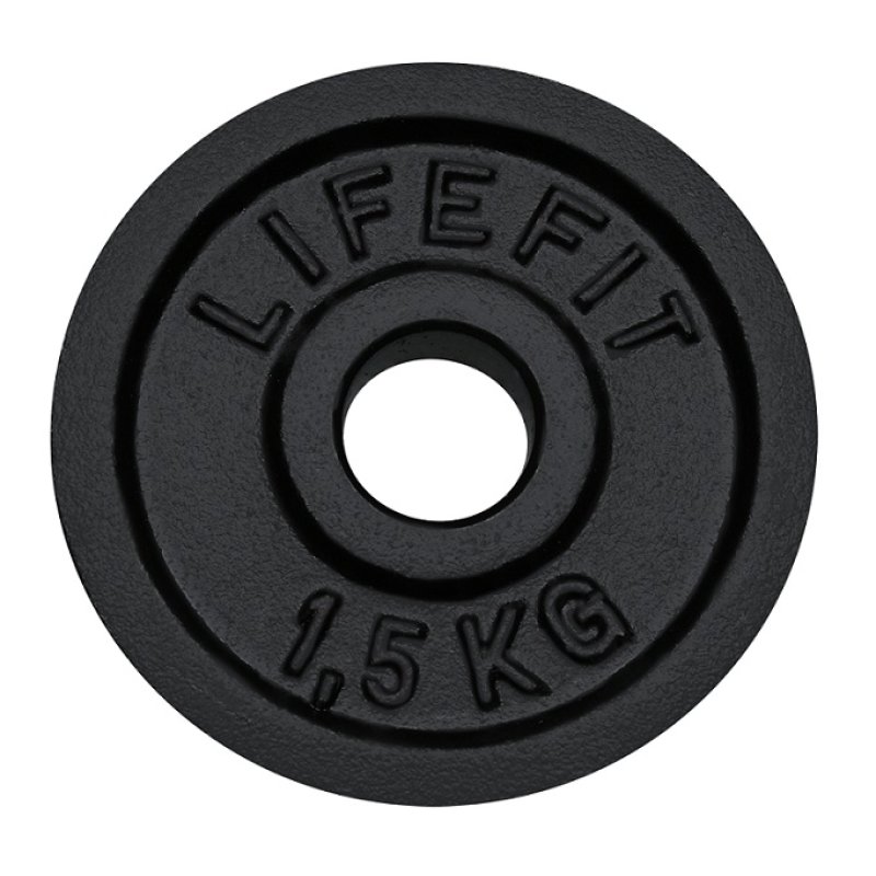 Kotouč LIFEFIT® 1,5kg, kovový, pro 30mm tyč