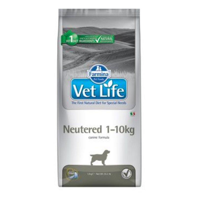 Vet Life Natural DOG Neutered 1-10kg 2 kg