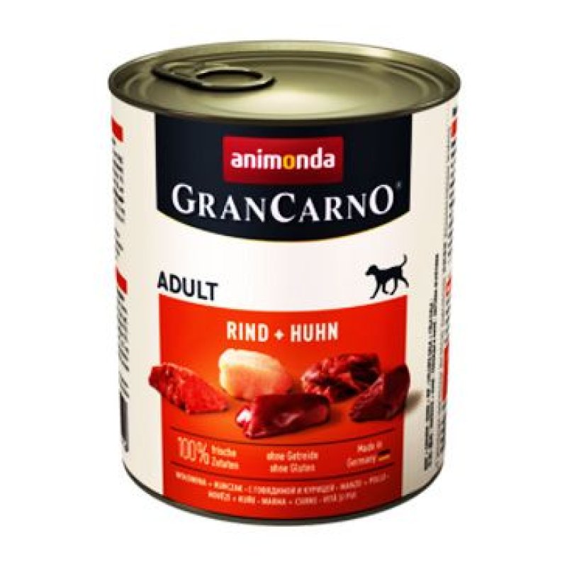 Animonda pes GRANCARNO konz. ADULT hovězí/kuřecí 800 g