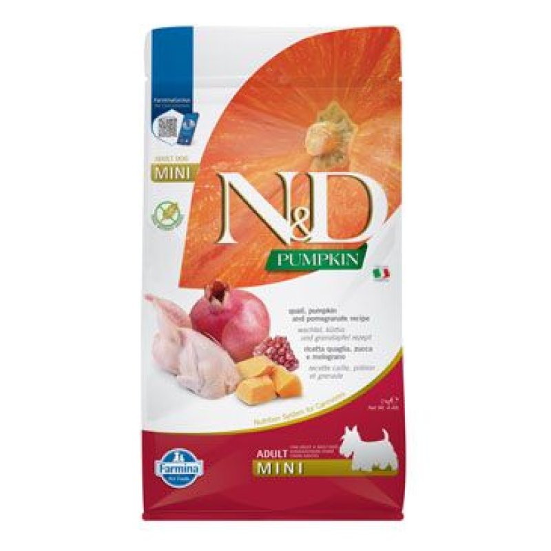 N&D Pumpkin DOG Adult Mini Quail & Pomegranate 2 kg