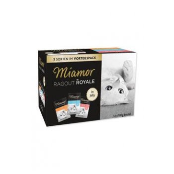Miamor Cat Ragout kapsa Multi, krůta+losos+telecí 3 x 4 x 100 g